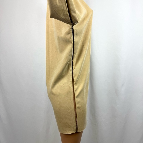 Kada NWT The Forever Funnel Neck Mini Dress Long Sleeve Lux Bodycon Stretchy - L - Picture 9 of 14